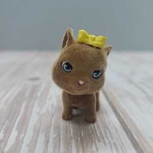 Kitty In My Pocket Series 2 Lexie Brown Laperm Flocked Figure Just Play